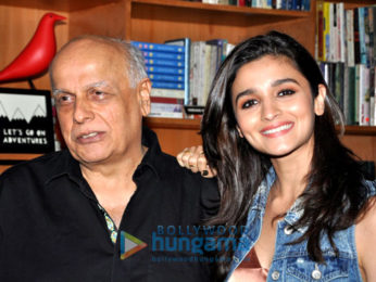 Alia Bhatt & Mahesh Bhatt shoot for Vogue BFF talk show