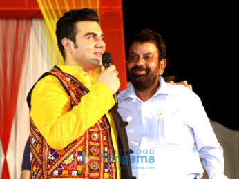Arbaaz Khan promotes 'Tera Intezaar' at special Navratri celebrations in Gandhidham