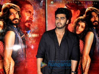 Arjun Kapoor & Anil Kapoor grace 'Mirzya' screening at Lightbox