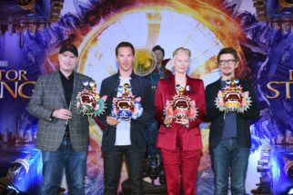 Benedict Cumberbatch, Tilda Swinton, Scott Derrickson and Kevin Feige grace the red carpet launch of Marvel’s Doctor Strange in Hong Kong