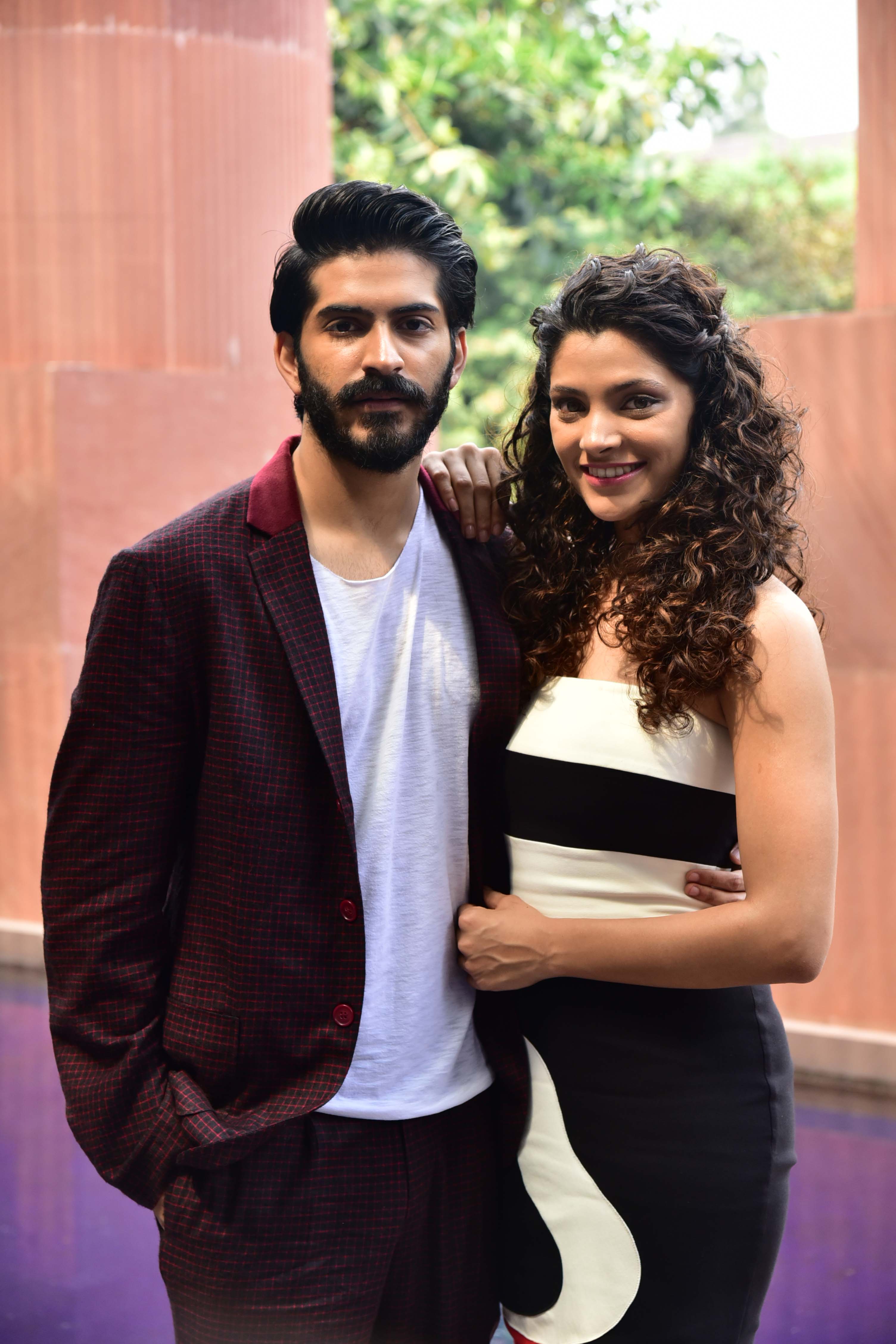 cast of mirzya promote the film in delhi 9