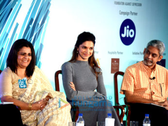 Deepika Padukone at a 'Mental Awareness' campaign launch by her NGO 'Live Love Laugh' in Delhi