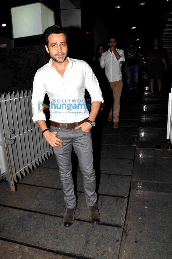 emraan snapped with kunal post dinner 1