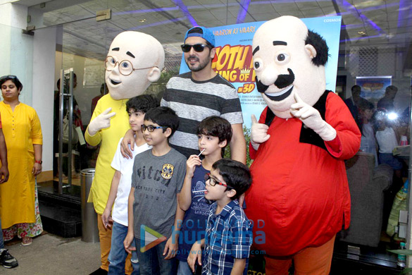 farah khan hosts a special screening of motu patlu king of kings for celebrity kids 2