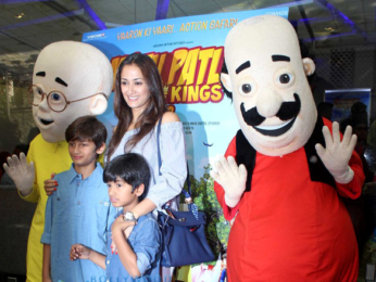 Farah Khan hosts a special screening of 'Motu Patlu: King of Kings' for celebrity Kids