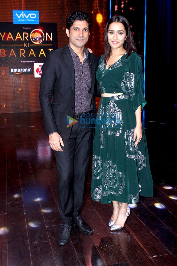 farhan shraddha on the sets of yaaron ki baraat 2