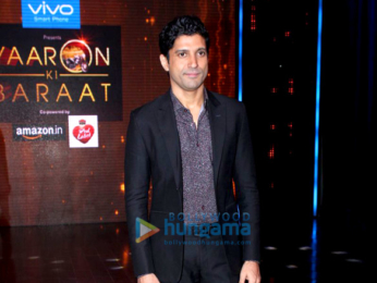 Farhan Akhtar & Shraddha Kapoor on the sets of ‘Yaaron Ki Baraat’