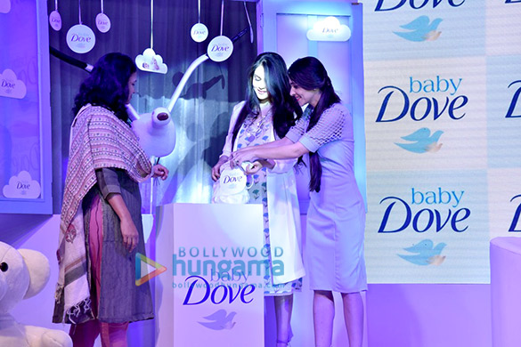 genelia dsouza and tara sharma attend the launch of baby dove in india 3