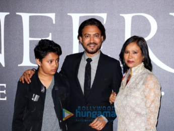 Irrfan Khan attends the world premiere of Inferno