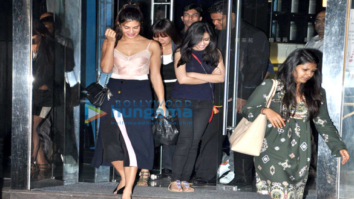 Jacqueline Fernandez snapped post dinner at ‘Yauatcha’