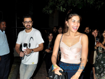 Jacqueline Fernandez snapped post dinner at 'Yauatcha'
