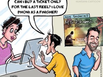 Bollywood Toons: Can MS Dhoni finish well at the box office? Bollywood Toons: Can MS Dhoni finish well at the box office?
