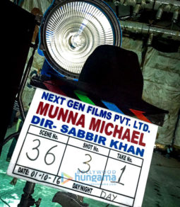 On The Sets Of The Movie Munna Michael