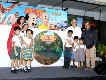 Gulzar & Vishal Bhardwaj at the music launch of 3D animation film 'Motu Patlu: King of Kings'