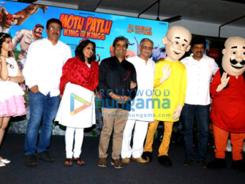 Gulzar & Vishal Bhardwaj at the music launch of 3D animation film 'Motu Patlu: King of Kings'