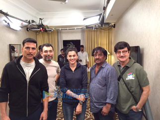 On The Sets Of The Film Naam Shabana