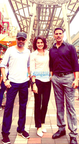 On The Sets Of The Film Naam Shabana