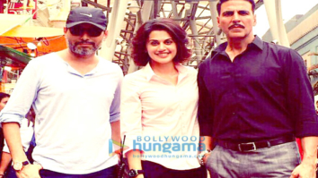 On The Sets Of The Film Naam Shabana