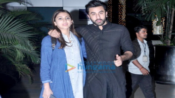 Ranbir Kapoor & Anushka Sharma arrive from Chandigarh after promoting ‘Ae Dil Hai Mushkil’