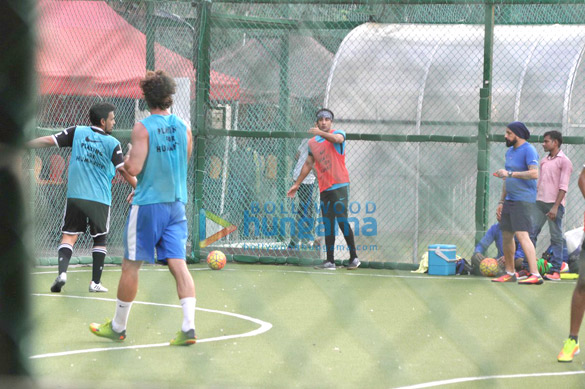 ranbir and abhishek snapped at football 1