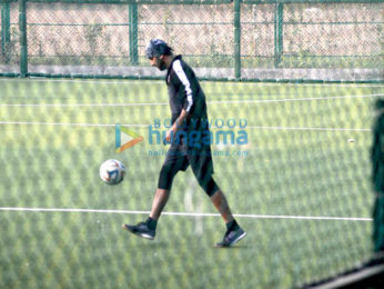 Ranbir Kapoor & Armaan Jain snapped during football practice