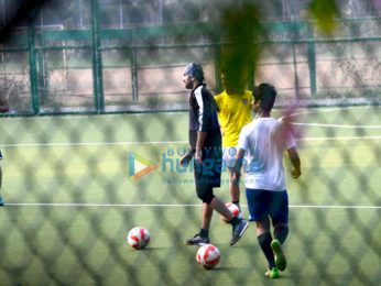 Ranbir Kapoor & Armaan Jain snapped during football practice