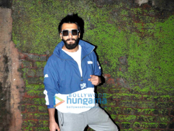 Ranveer Singh snapped post an ad shoot