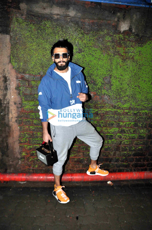 ranveer snapped post an ad shoot 1