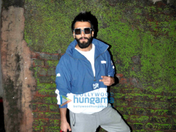 Ranveer Singh snapped post an ad shoot