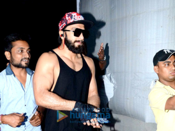 Ranveer Singh snapped post his gym session in Bandra