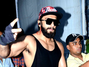 Ranveer Singh snapped post his gym session in Bandra