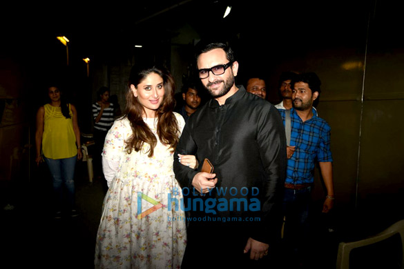 Saif Ali Khan and Kareena Kapoor Khan snapped post Harper’s Bazaar Bride shoot in Mumbai