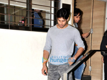 Sidharth Malhotra snapped post meeting in Bandra