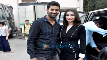 Star cast of ‘Rock On!! 2’ snapped at Mehboob Studio