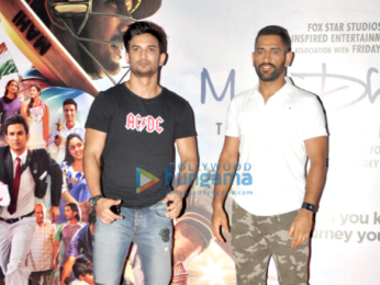 Sushant Singh Rajput & Mahendra Singh Dhoni snapped at 'M.S. Dhoni - The Untold Story' promotions