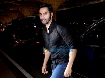 Varun Dhawan & Alia Bhatt depart for ‘Badrinath Ki Dulhania’s shoot in Singapore Varun Dhawan & Alia Bhatt depart for ‘Badrinath Ki Dulhania’s shoot in Singapore