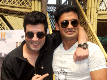 Varun Sharma, Mandira Bedi and Sangram Singh grace History channel's event for the show Ice Road Truckers