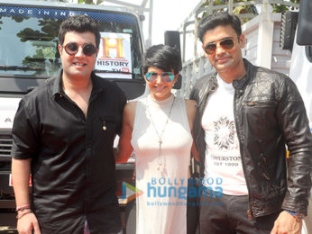 Varun Sharma, Mandira Bedi and Sangram Singh grace History channel's event for the show Ice Road Truckers