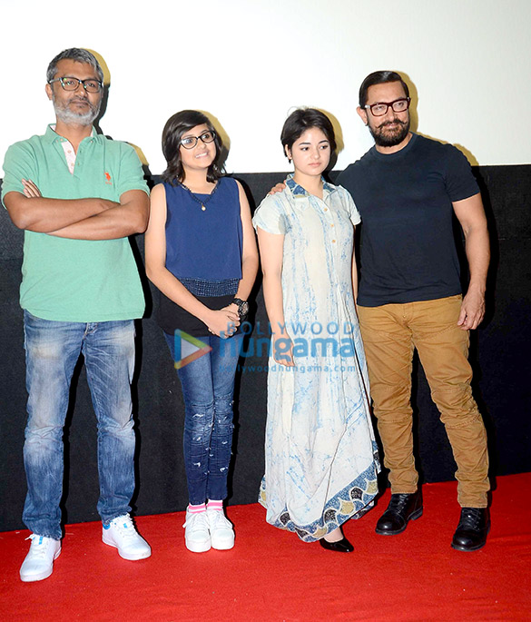aamir khan at the song launch of haanikaarak bapu from dangal 3
