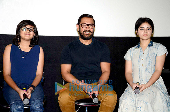 aamir khan at the song launch of haanikaarak bapu from dangal 4