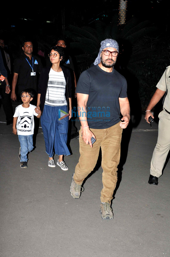 aamir khan family returns from holiday 1