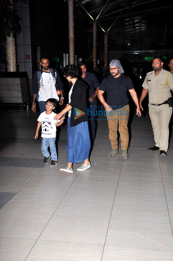 aamir khan family returns from holiday 8