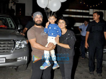 Aamir Khan & Kiran Rao snapped post Azad's birthday bash at Imran Khan's house