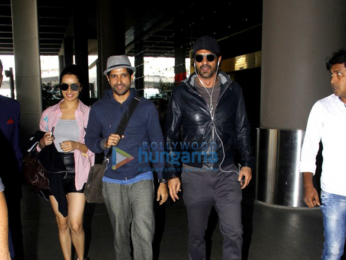 Airport Spotting: 'Rock On!! 2' starcast returns from Delhi
