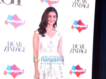 Alia Bhatt at the press conference of Singapore Tourism Board