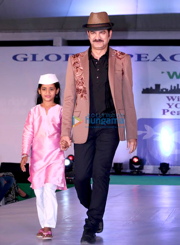celebs walk the ramp at the global peace initiative 13