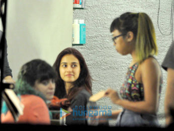 Disha Patani snapped at a salon in Bandra