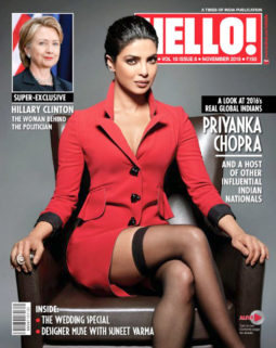 Priyanka Chopra On the covers of Hello!