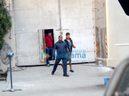 Hrithik Roshan snapped at an ad shoot in Mumbai