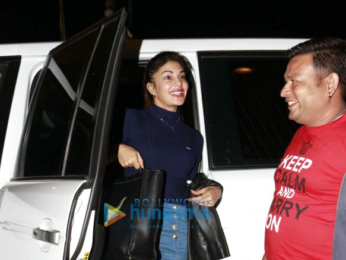 Jacqueline Fernandez and Sunny Leone snapped at the airport